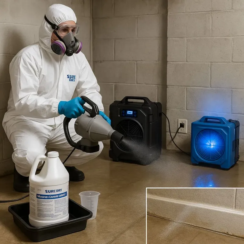 Sanitization and Odor Removal process in Blanchard, LA