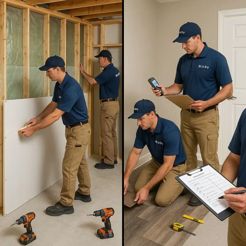 Repairs and Reconstruction process in Blanchard, LA