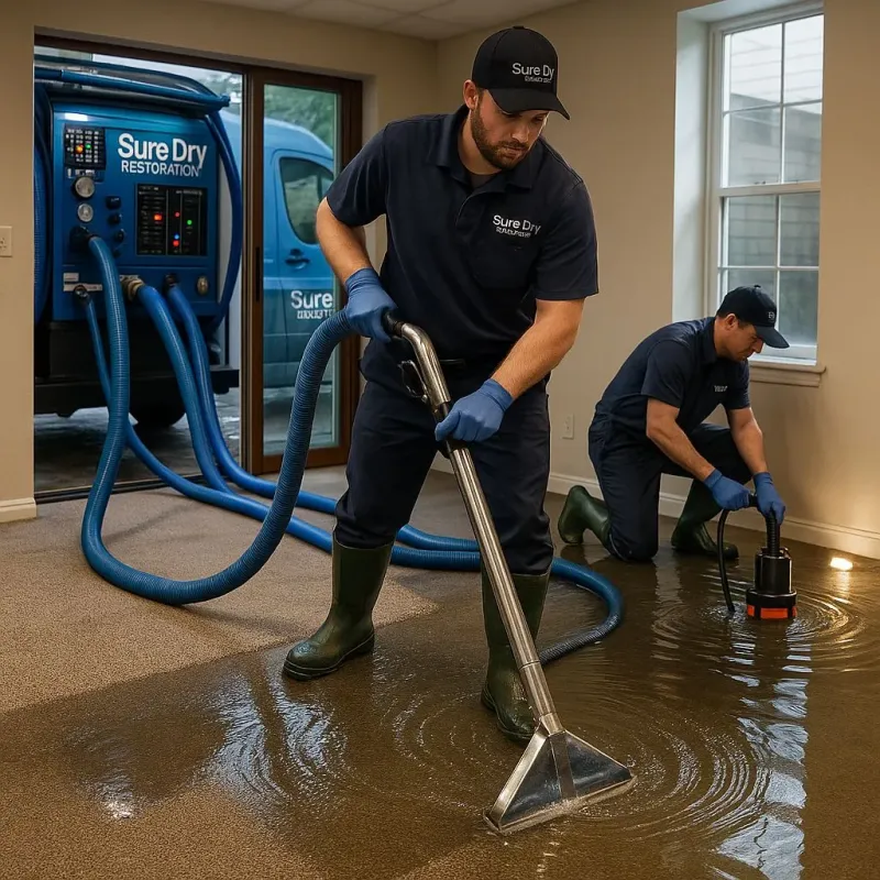 Water Extraction and Removal process in Blanchard, LA